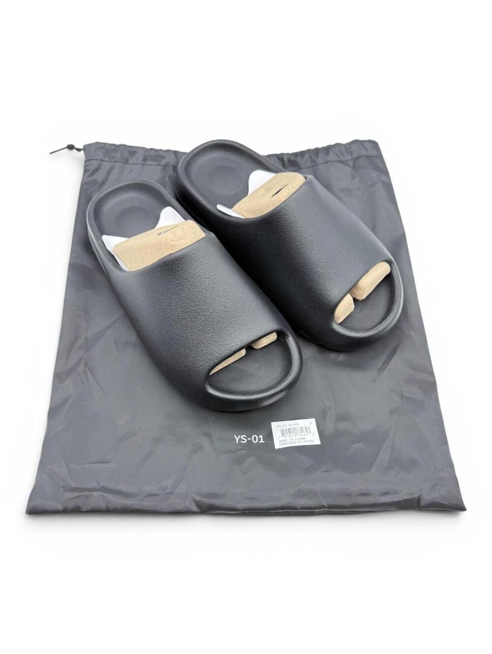 YZY YS-01 Black Slides Sizes 6-11